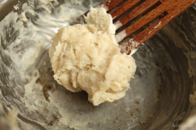 mixing the dough