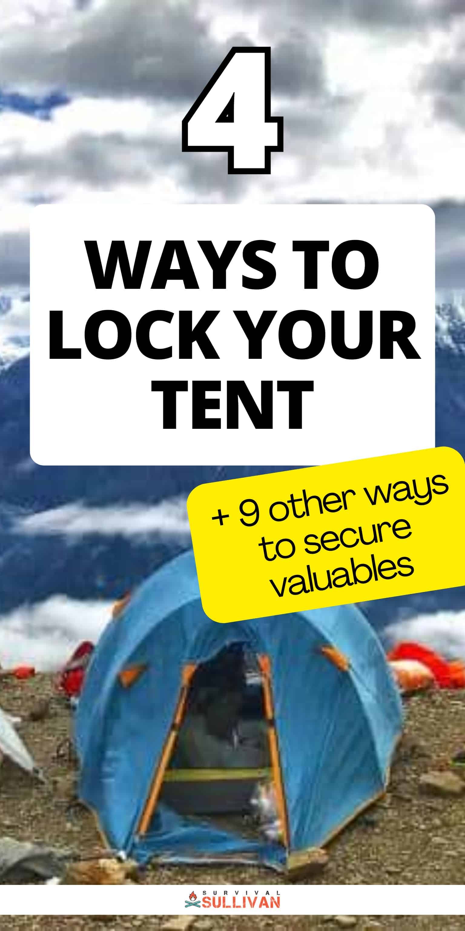 securing tents Pinterest